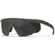 Saber Advanced OD (Clear/Smoke/Rust), Next-Gen Tactical Eyewear with Ballistic-Grade Performance